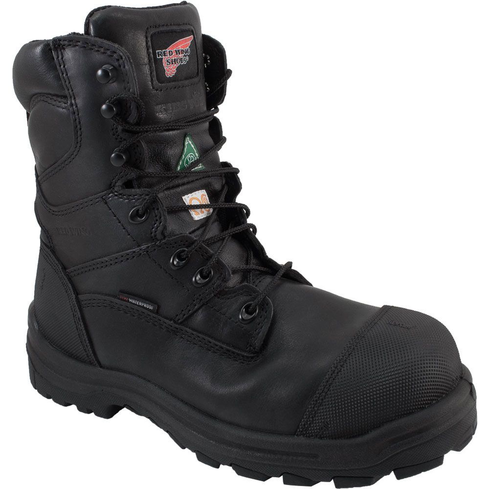 Red Wing 3512 Safety Toe Work Boots - Mens Black