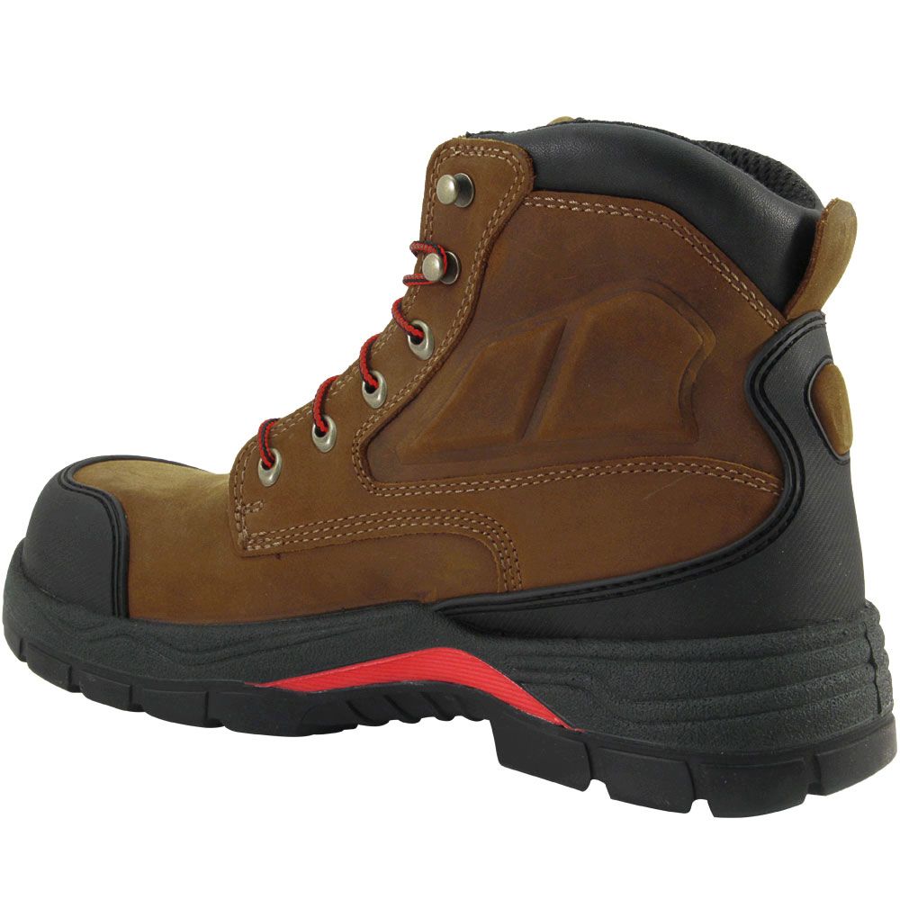 Red Wing 4402 Composite Toe Work Boots - Mens Brown Back View