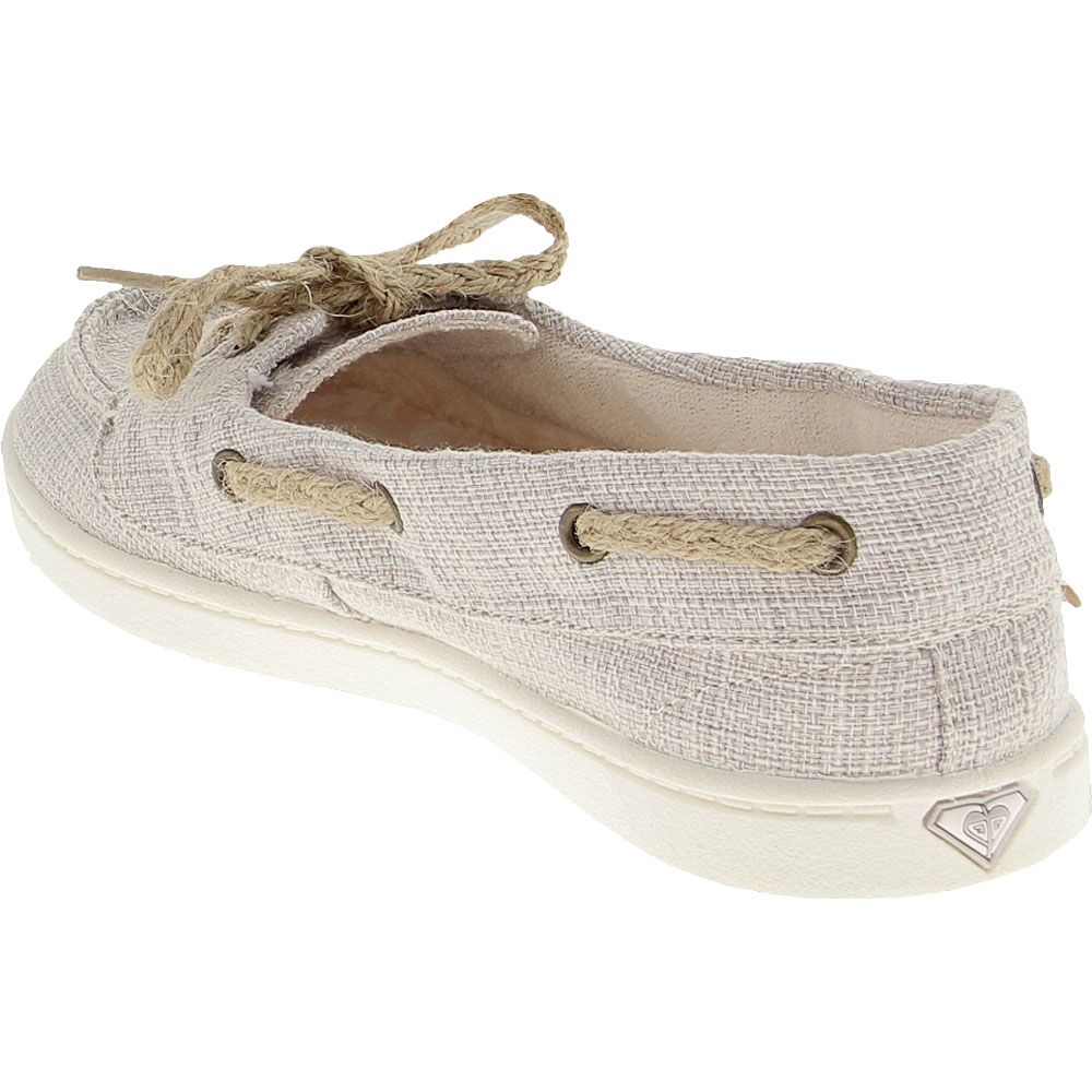 Roxy Ahoy II Womens Lifestyle Deck Shoes Tan Back View