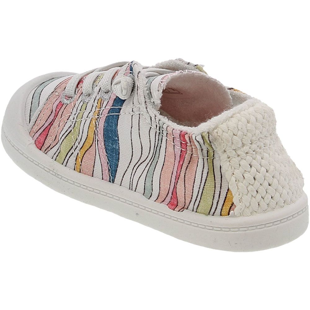 Roxy Bayshore 3 Athletic Shoes - Baby Toddler White Multi Back View