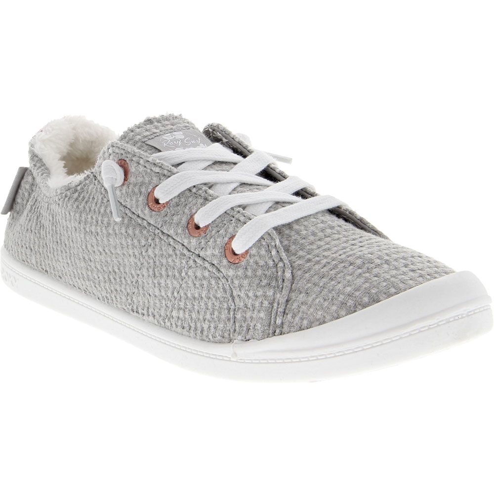 Roxy Bayshore Fur Lifestyle Shoes - Womens Heather Grey Floral