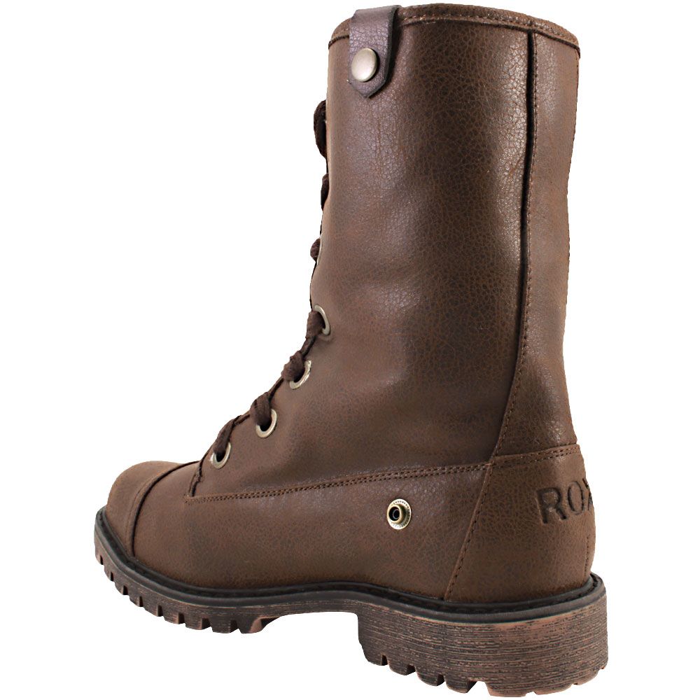 Roxy Bruna Casual Boots - Womens Chocolate Back View