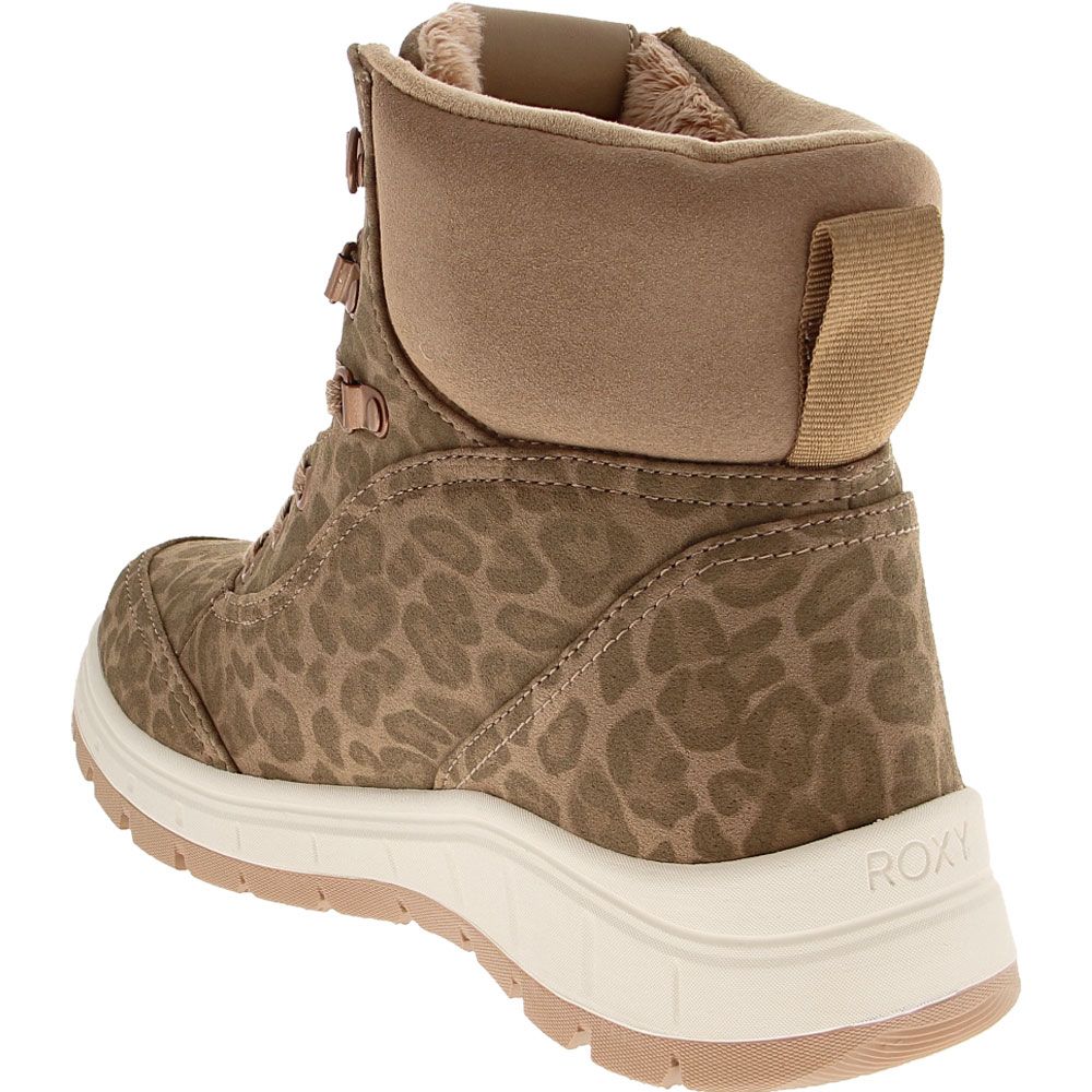 Roxy Karmel Casual Boots - Womens Leopard Back View