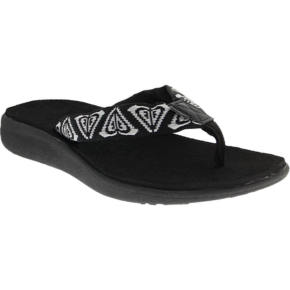 Roxy Lizzie Web Sandals - Womens Black