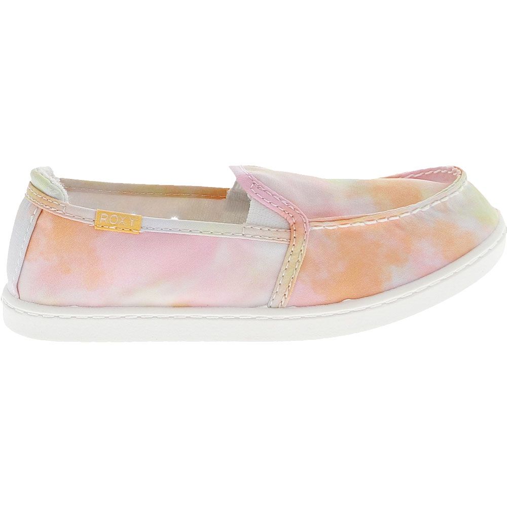 Roxy Minnow Girls Lifestyle Shoes White Multi Side View