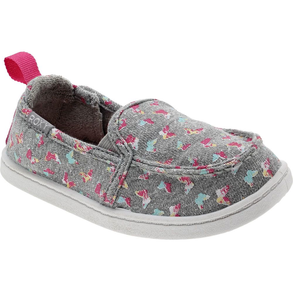 Roxy Minnow Tw Athletic Shoes - Baby Toddler Grey Butterfly