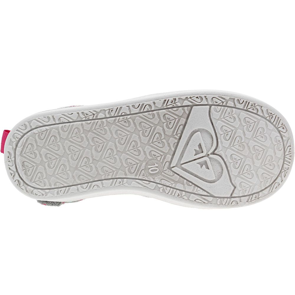 Roxy Minnow Tw Athletic Shoes - Baby Toddler Grey Butterfly Sole View