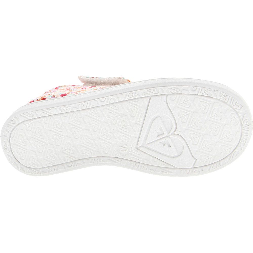 Roxy Tw Minnow Wally Athletic Shoes - Baby Toddler White Pink Carnation Sole View