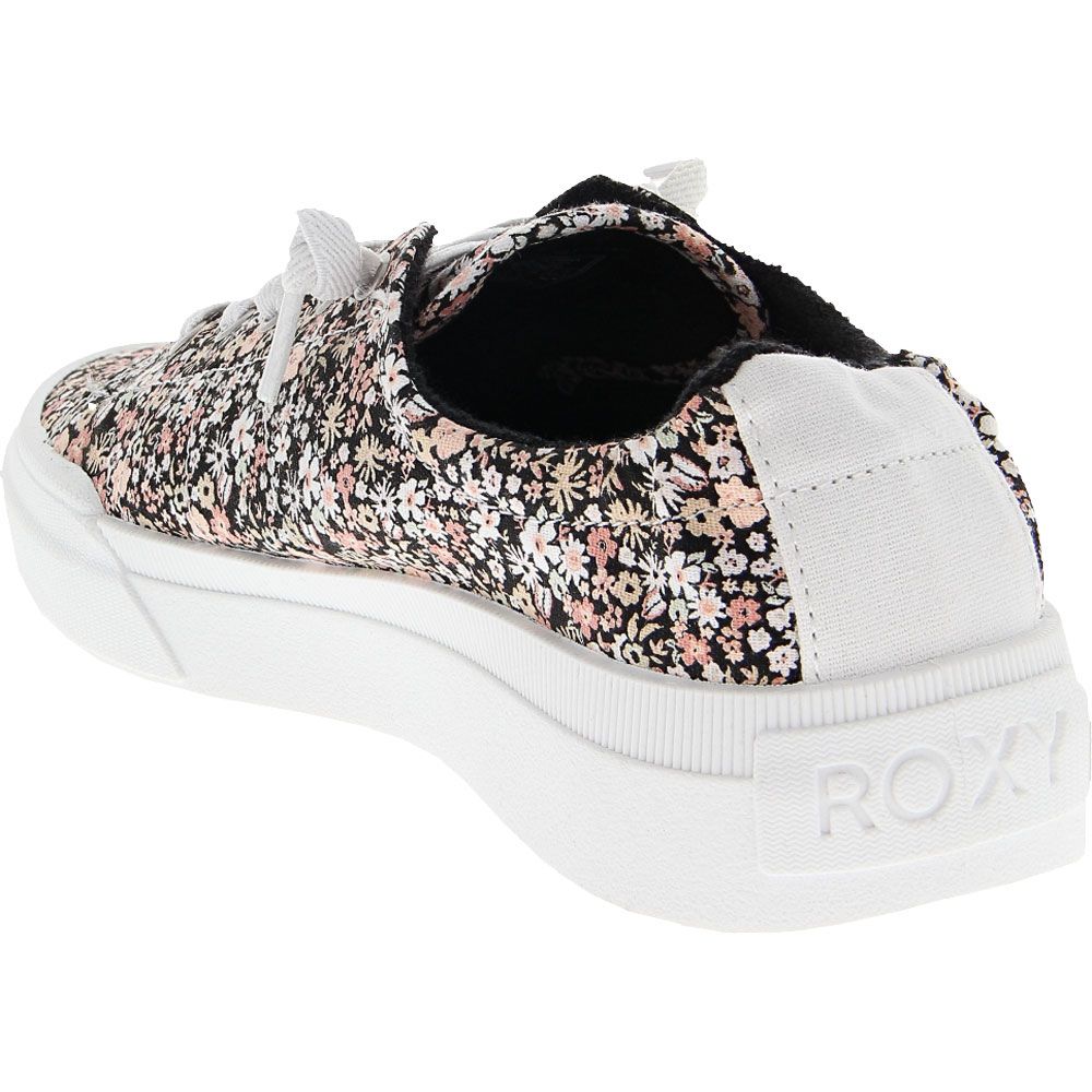 Roxy Roxy Rae Lifestyle Shoes - Womens Black Multi Floral Back View
