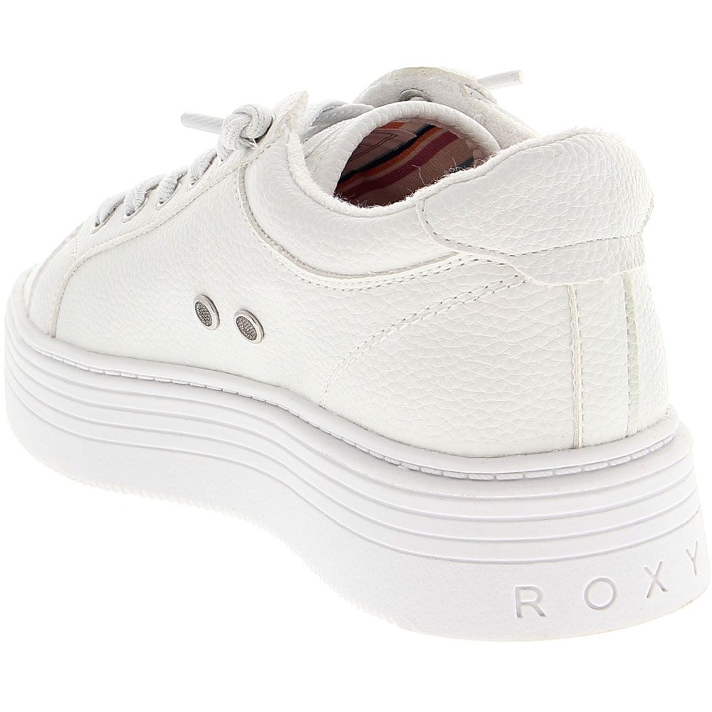 Roxy Sheilahh 2 Lifestyle Shoes - Womens White Back View