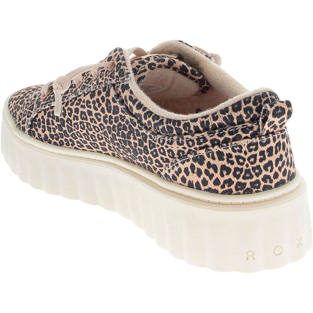 Roxy Sheilahh Lifestyle Shoes - Womens Cheetah Back View