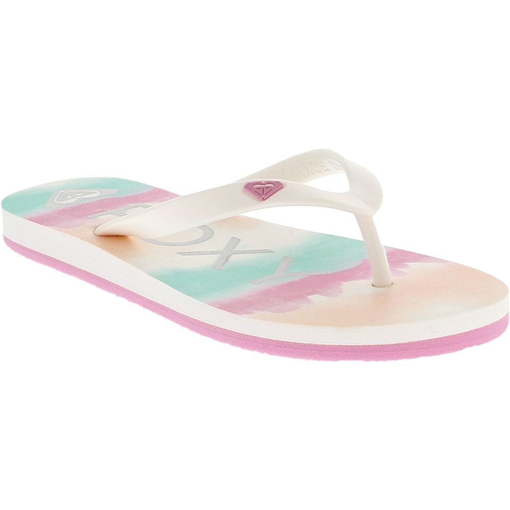 Roxy Tahiti 7 Flip Flops - Girls Pastel Multi