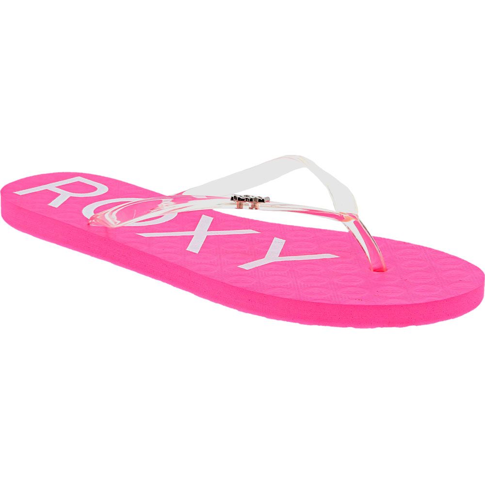Roxy Viva Jelly Flip Flops - Womens Pink