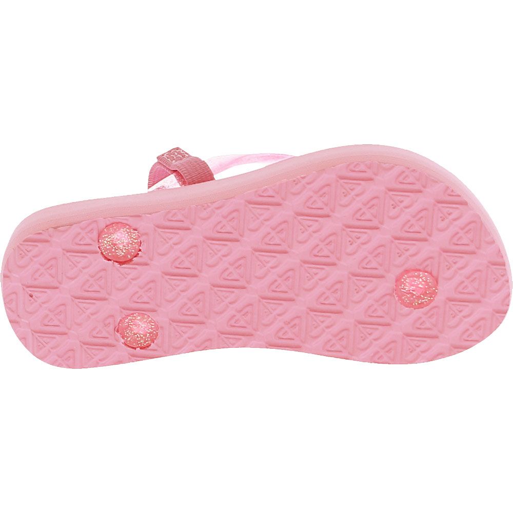Roxy Viva Sparkle Sandals - Baby Toddler Lilac Sole View