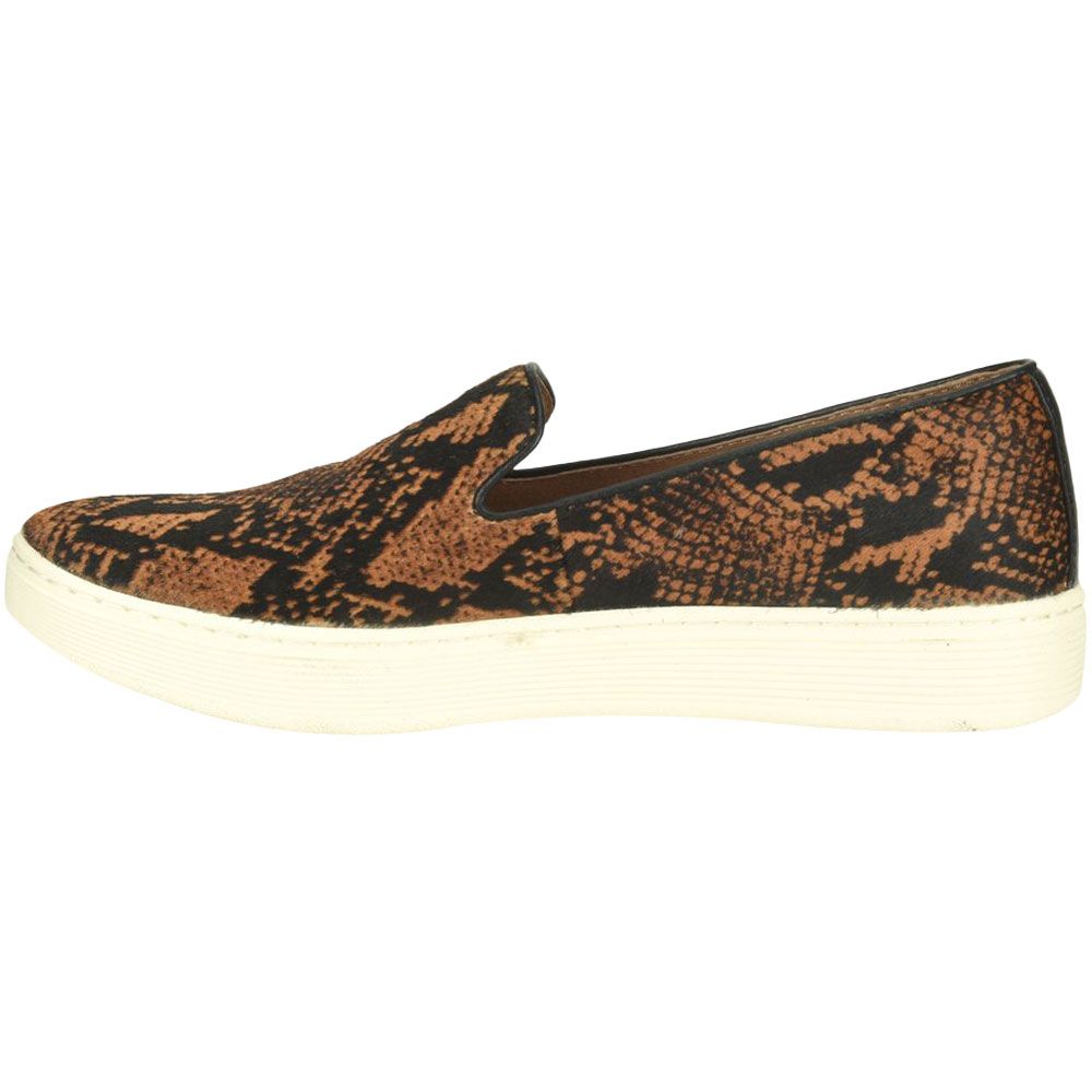 Sofft Somers Slip On Womens Casual Shoes Cognac Snake Back View