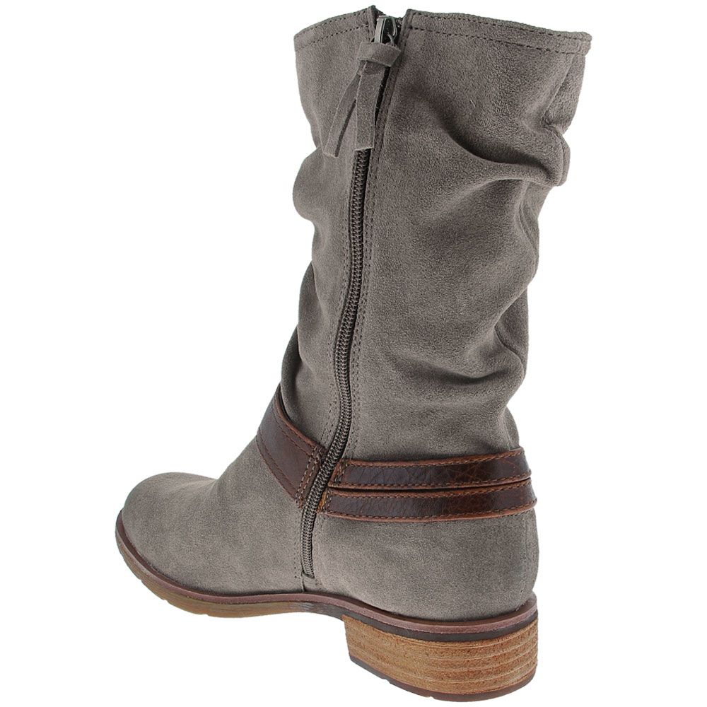 Sofft Bostyn Boots - Womens Pietra Grey Brindle Brown Back View