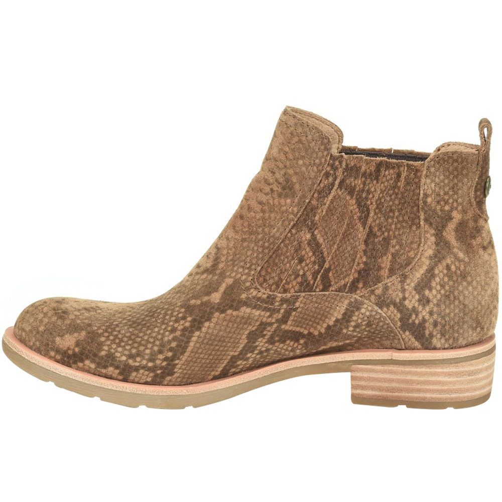 Sofft Bellis 3 Ankle Boots - Womens Cognac Snake Suede Back View