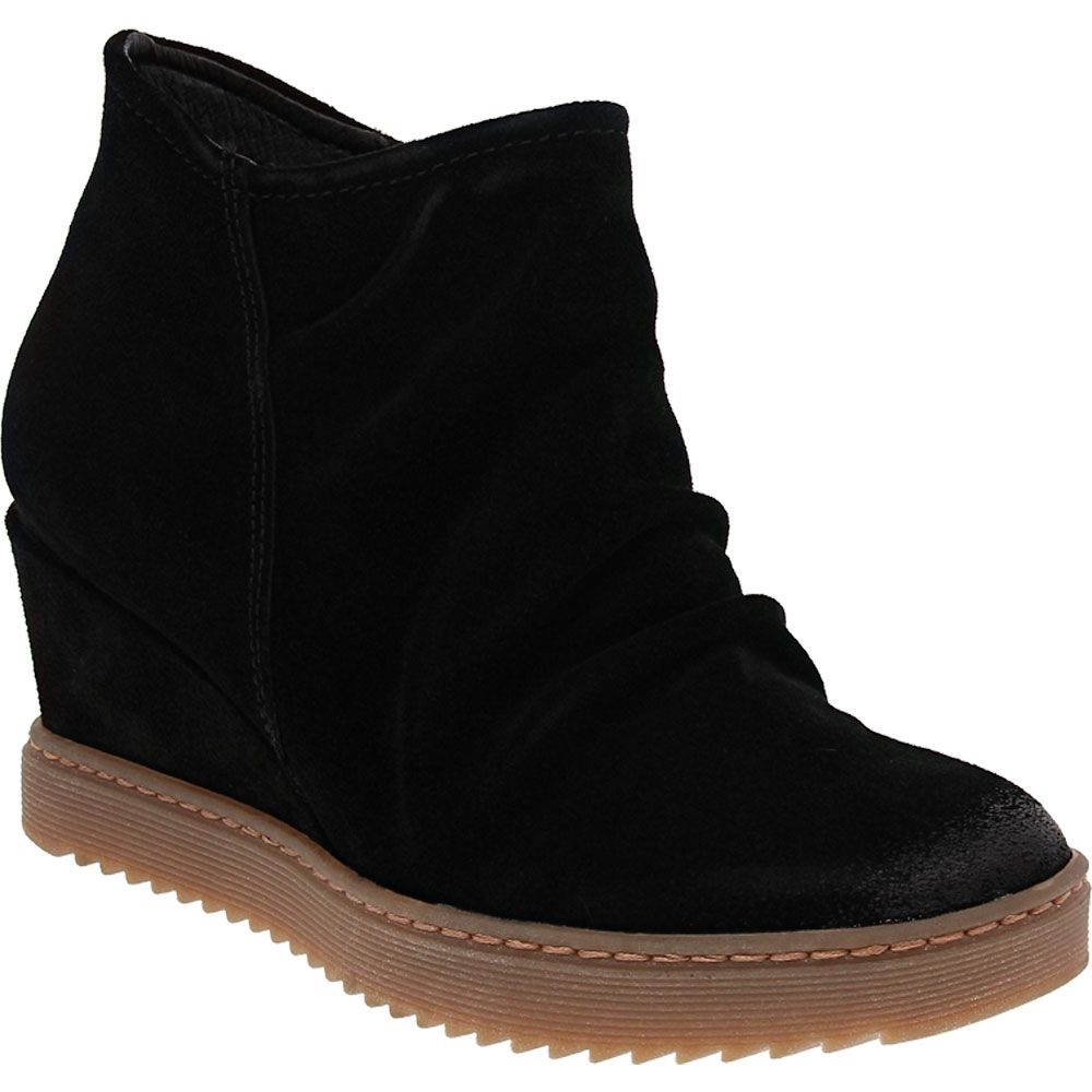 Sofft Siri Ankle Boots - Womens Black Suede