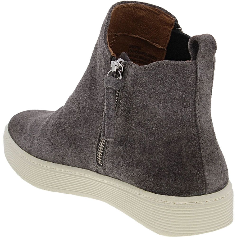 Sofft Britton Zip Casual Boots - Womens Grey Back View