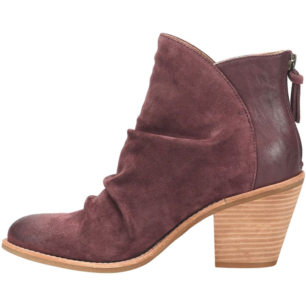 Sofft Teyton Casual Boots - Womens Mosto Red Cordovan Back View