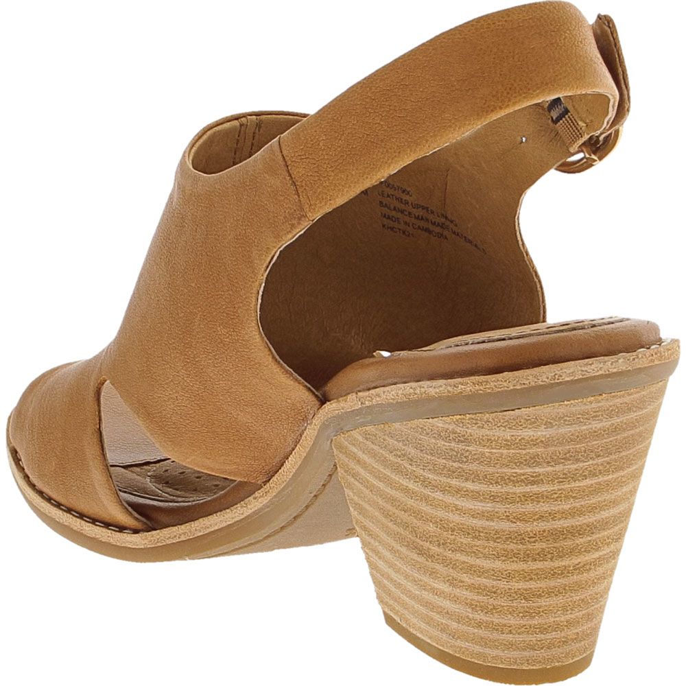 Sofft Mendi Sandals - Womens Luggage Brown Back View