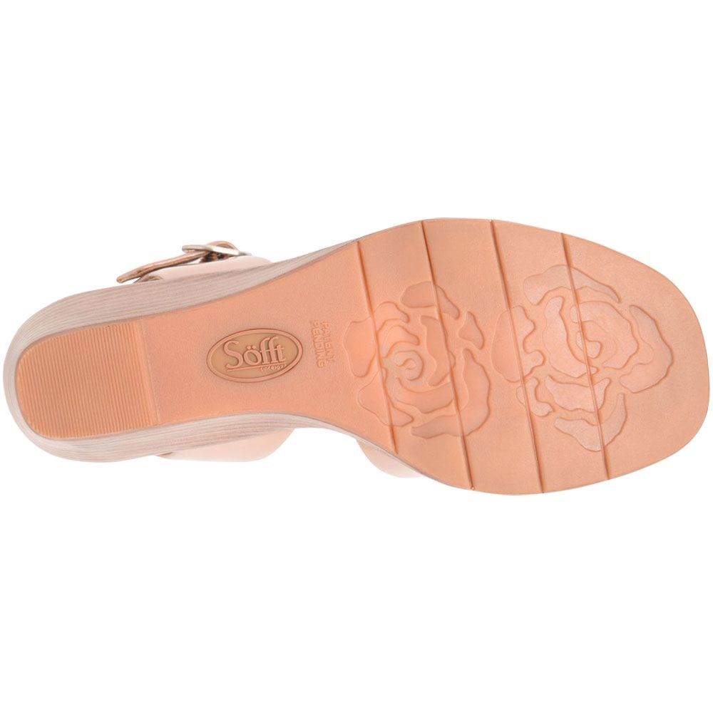 Sofft Gabella Sandals - Womens Pink Rose Sole View