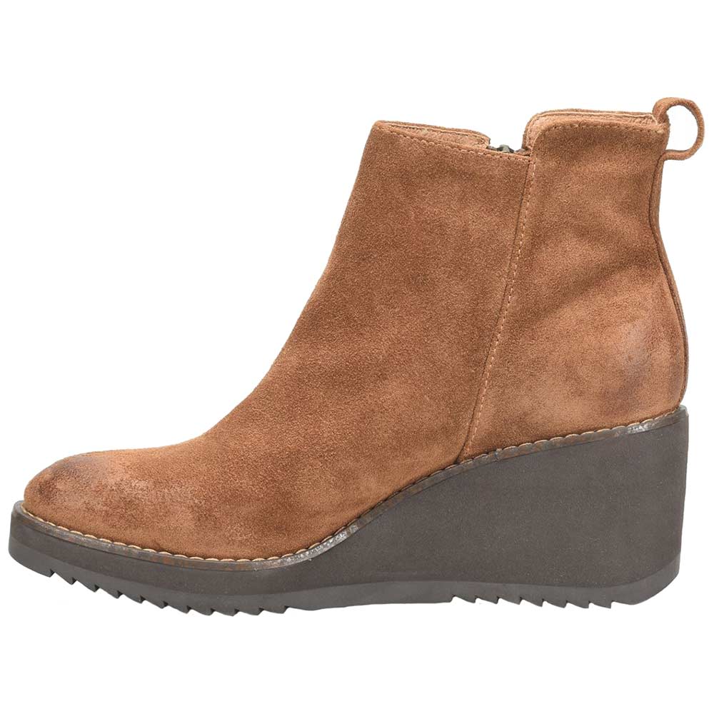 Sofft Emeline Casual Boots - Womens Havana Brown Suede Back View