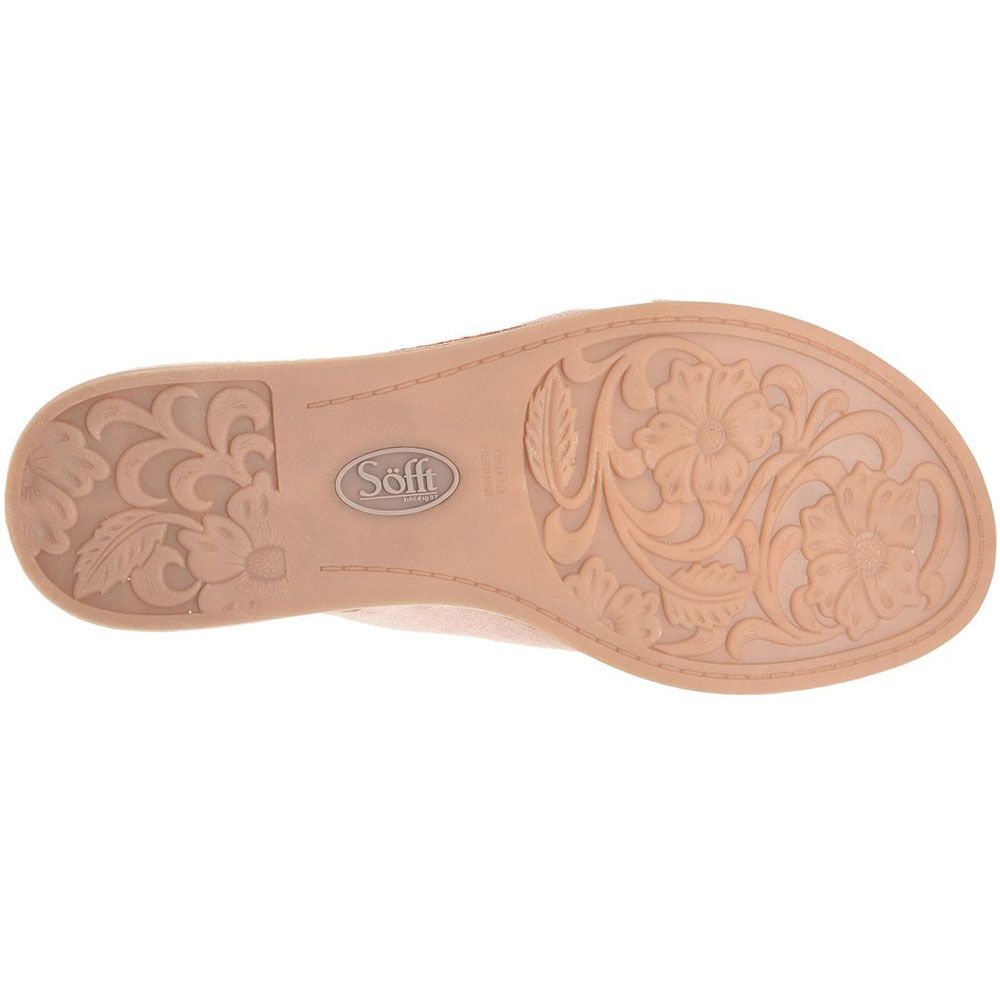 Sofft Evonne Sandals - Womens Rose Taupe Sole View