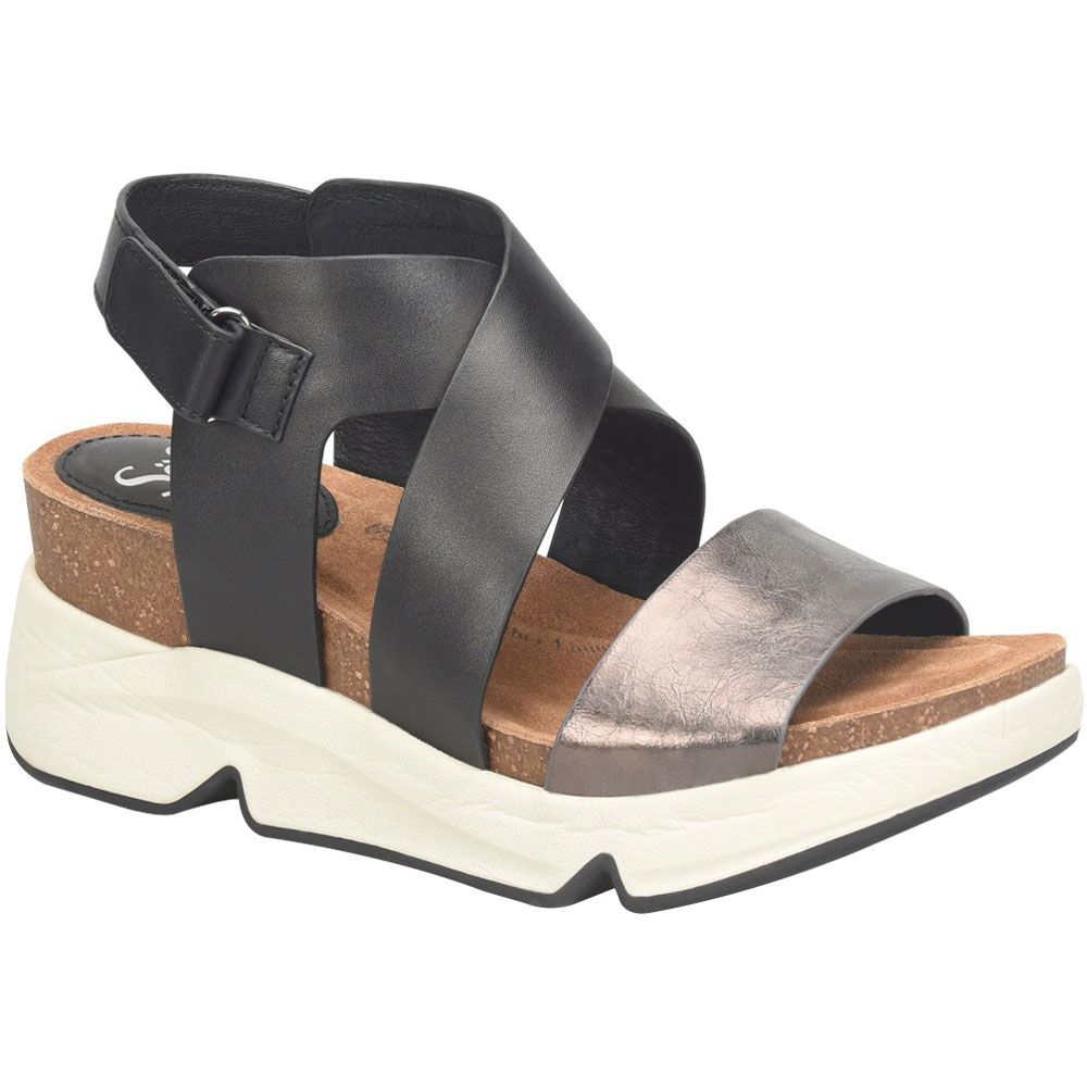 Sofft Charday Sandals - Womens Black Pewter