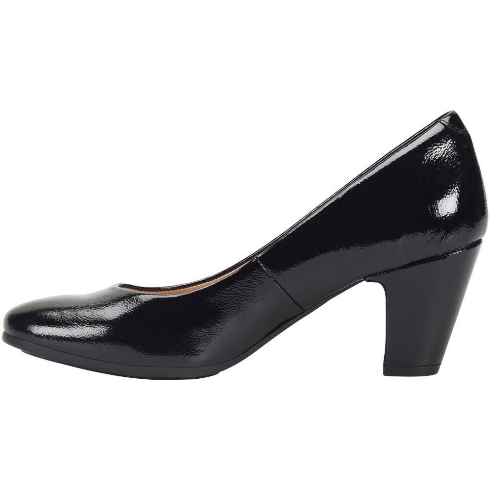 Sofft Lana Dress Shoes - Womens Black Patent Back View