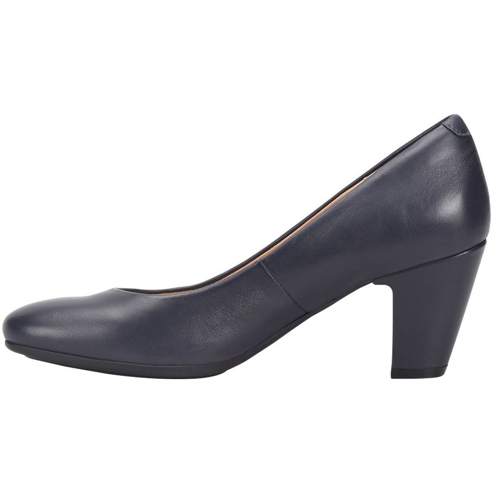 Sofft Lana Dress Shoes - Womens Sky Navy Blue Back View