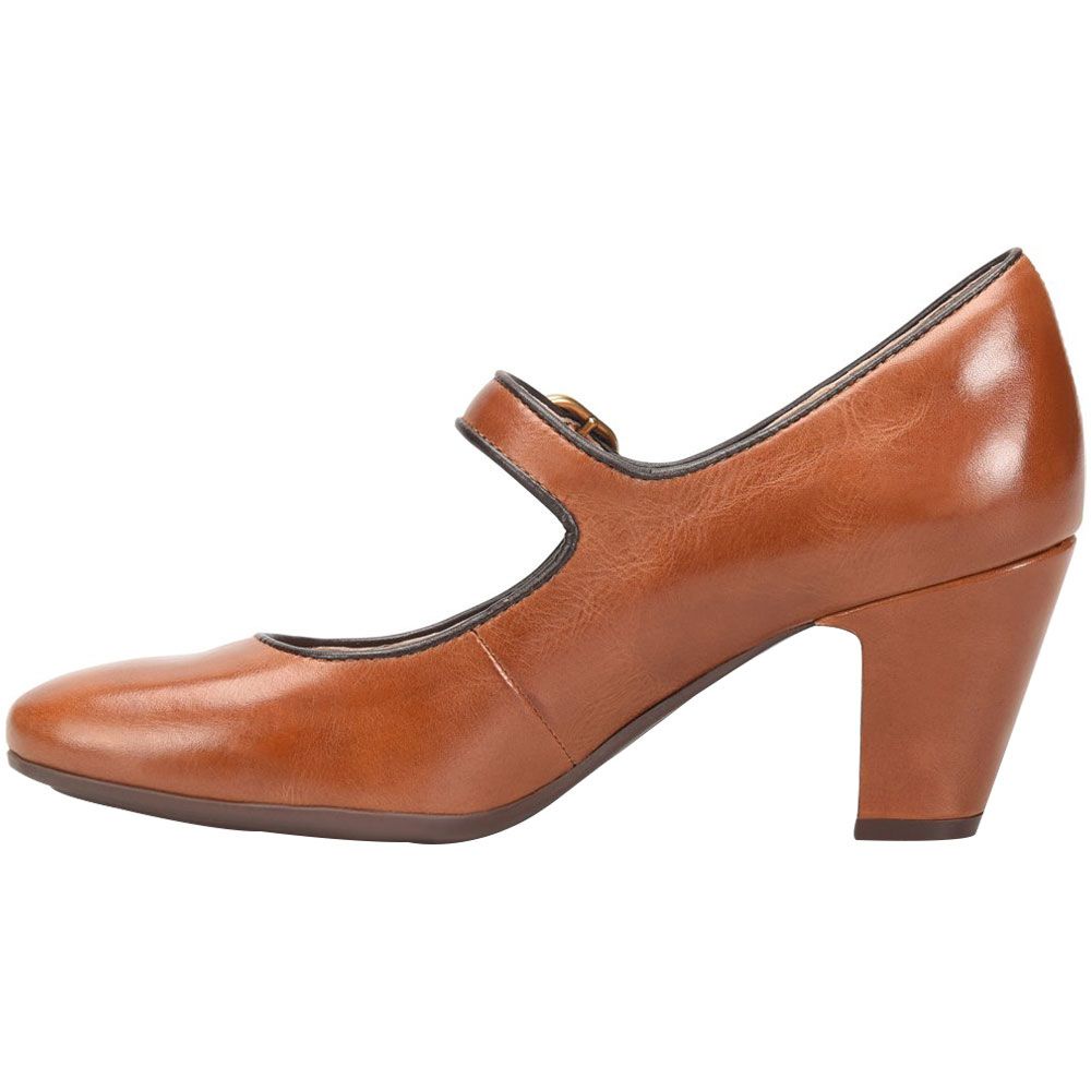 Sofft Leslie Dress Shoes - Womens Cork Brown Back View