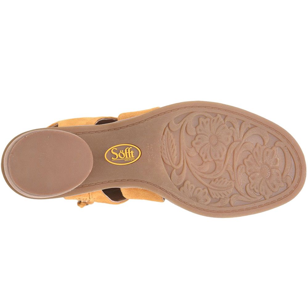 Sofft Camille Sandals - Womens Mimosa Yellow Sole View