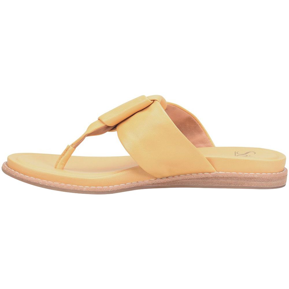 Sofft Essie Flip Flops - Womens Yellow Back View