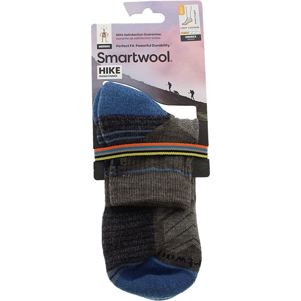 Smartwool Hike Light Cushion Ankle Socks Taupe View 2