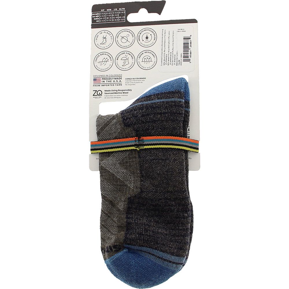 Smartwool Hike Light Cushion Ankle Socks Taupe View 3