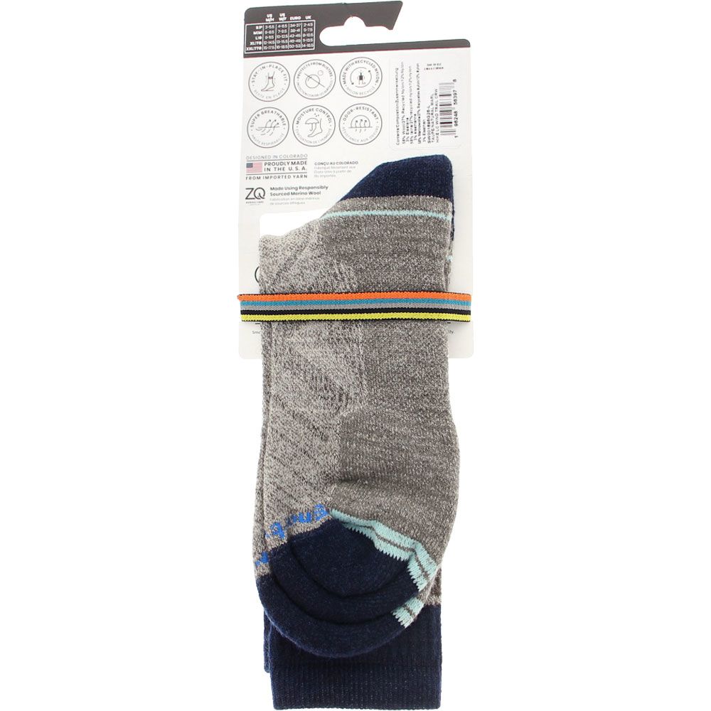 Smartwool Hike Lite Cushion Winding Trail Socks Taupe Natural View 3
