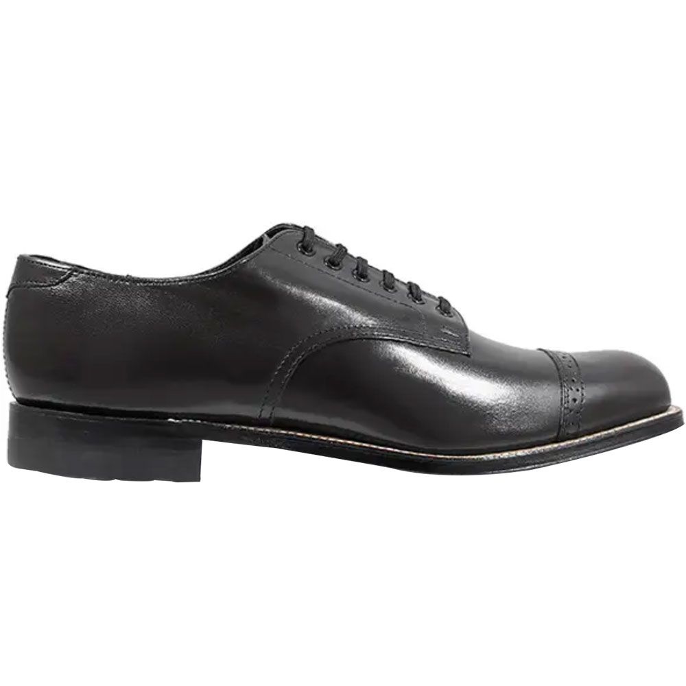 Stacy Adams Madison Tie Dress Shoes - Mens Black Side View