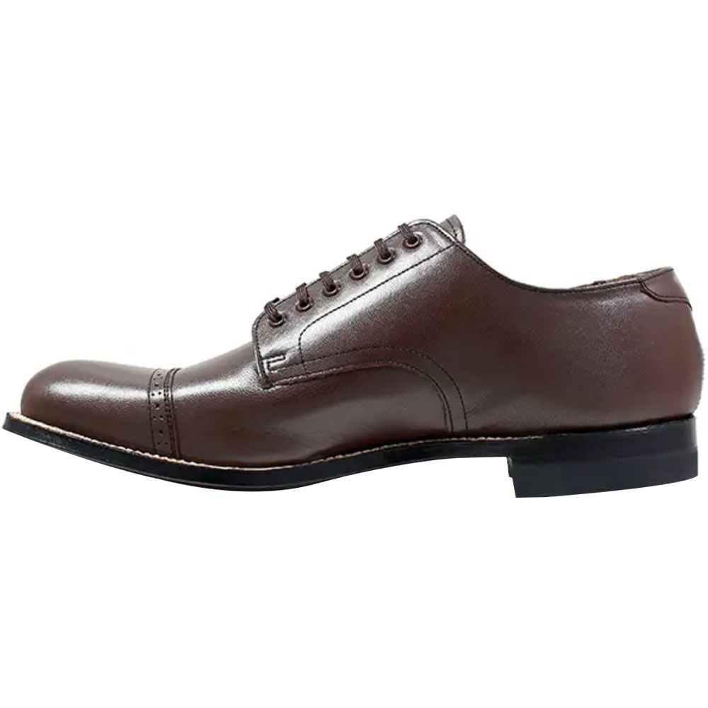 Stacy Adams Madison Tie Dress Shoes - Mens Brown Back View