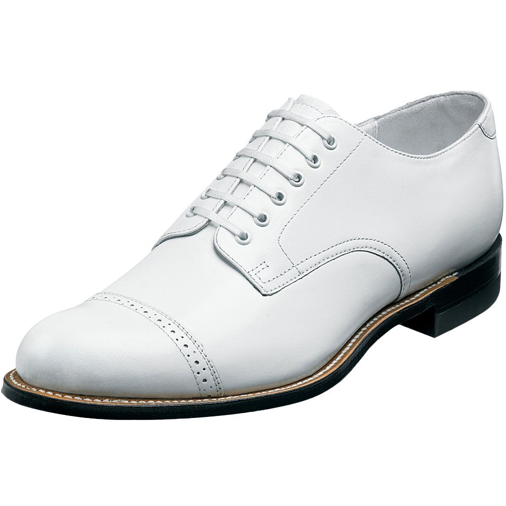 Stacy Adams Madison Tie Dress Shoes - Mens White