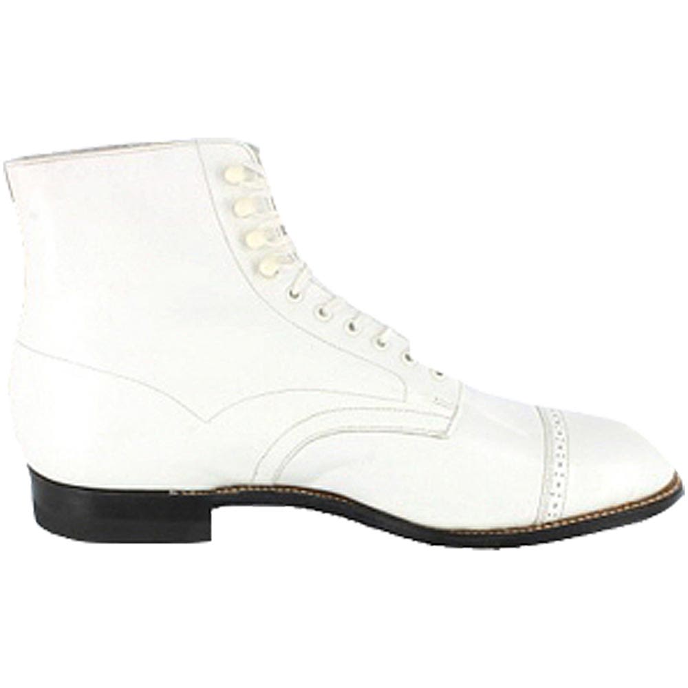 Stacy Adams Madison Dress Boots - Mens White