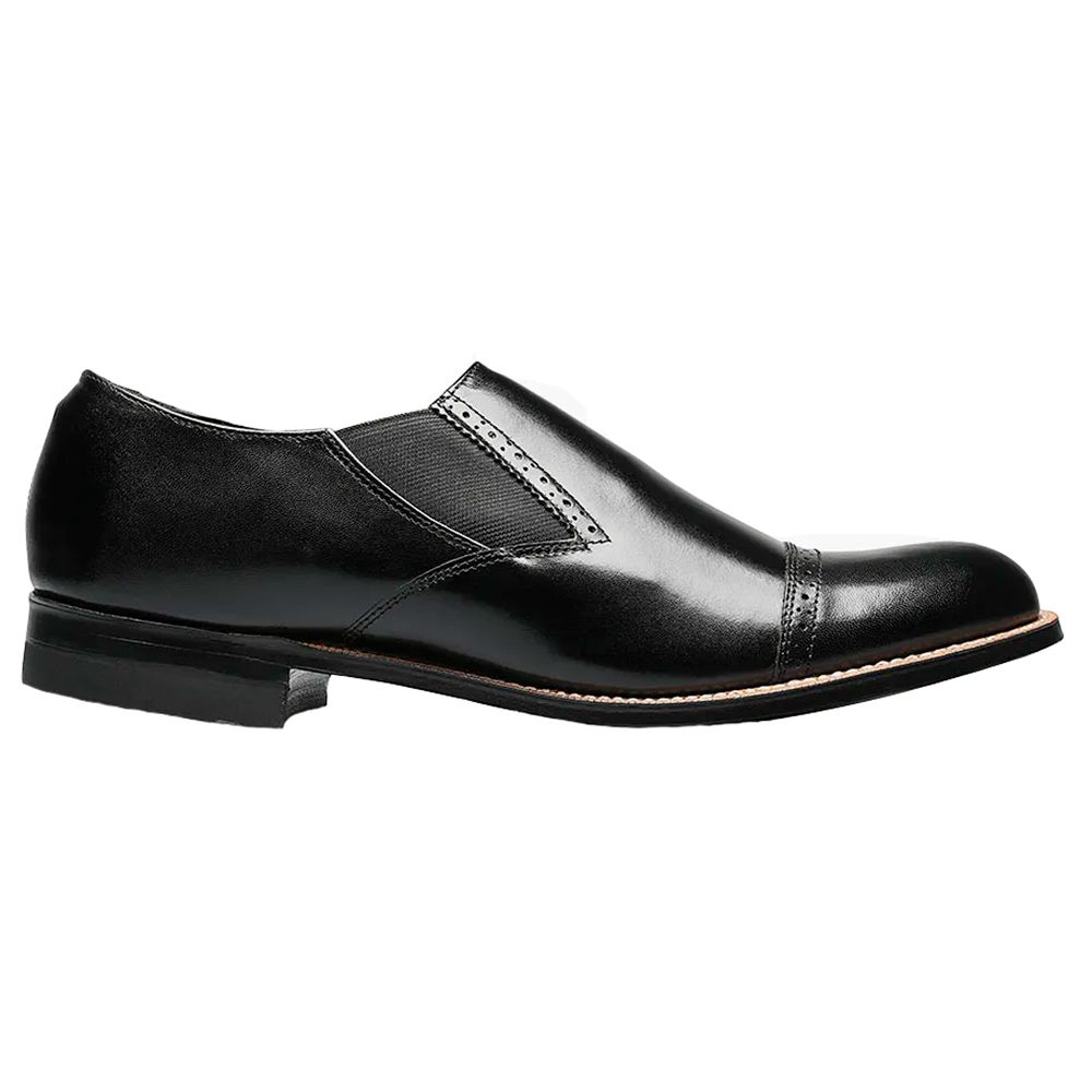 Stacy Adams Madison Loafer Dress Shoes - Mens Black Side View