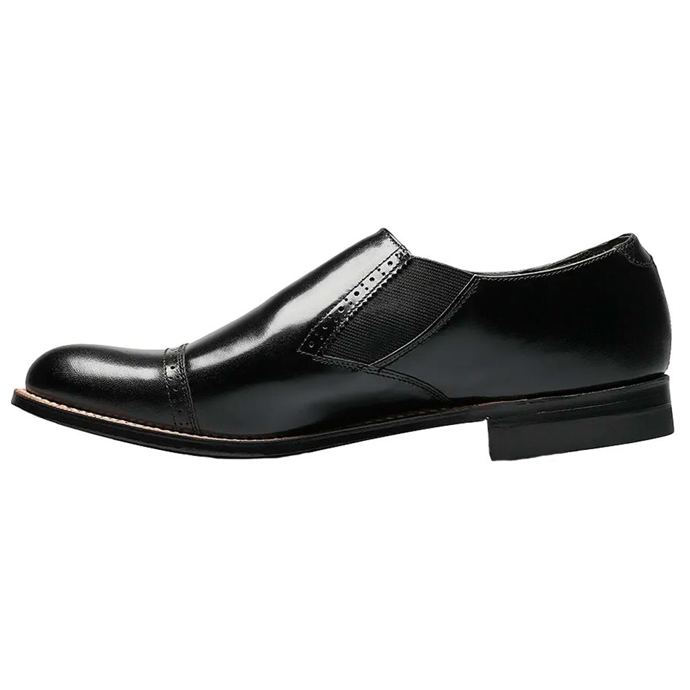 Stacy Adams Madison Loafer Dress Shoes - Mens Black Back View