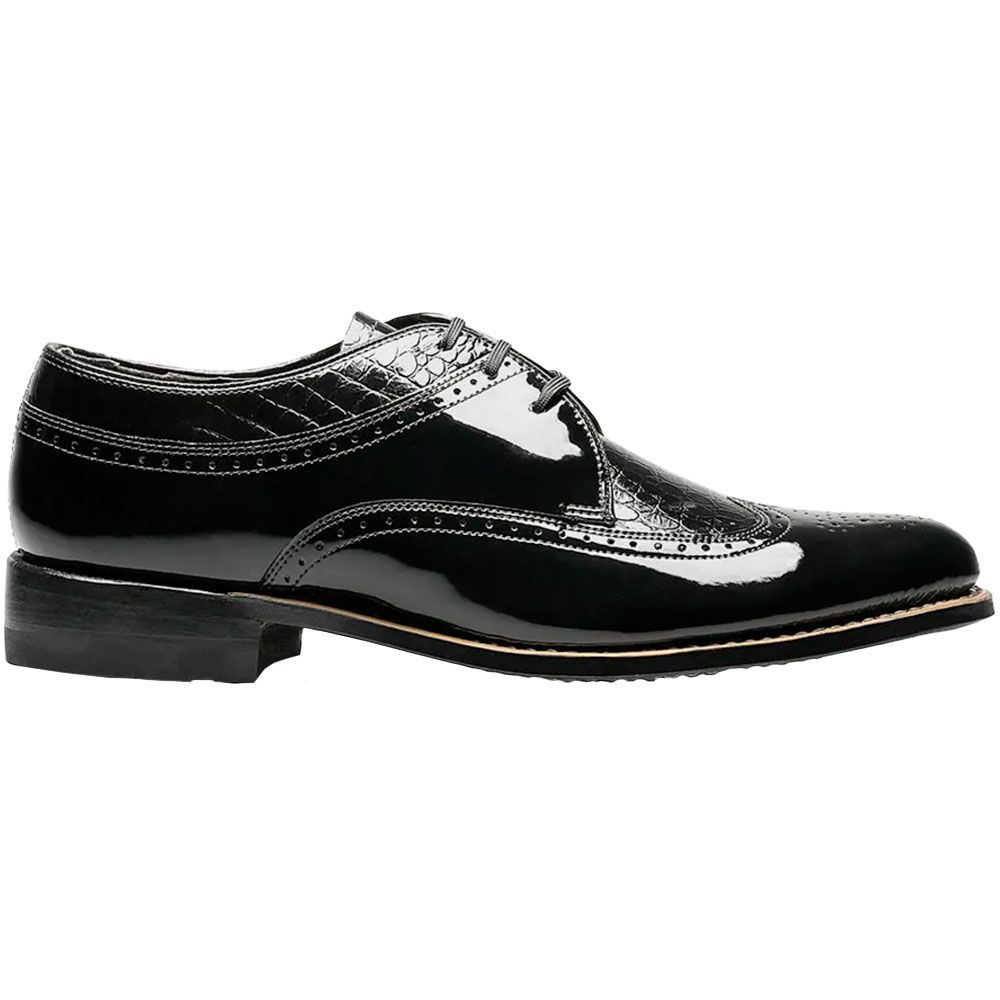 Stacy adams black and cheap white wingtips