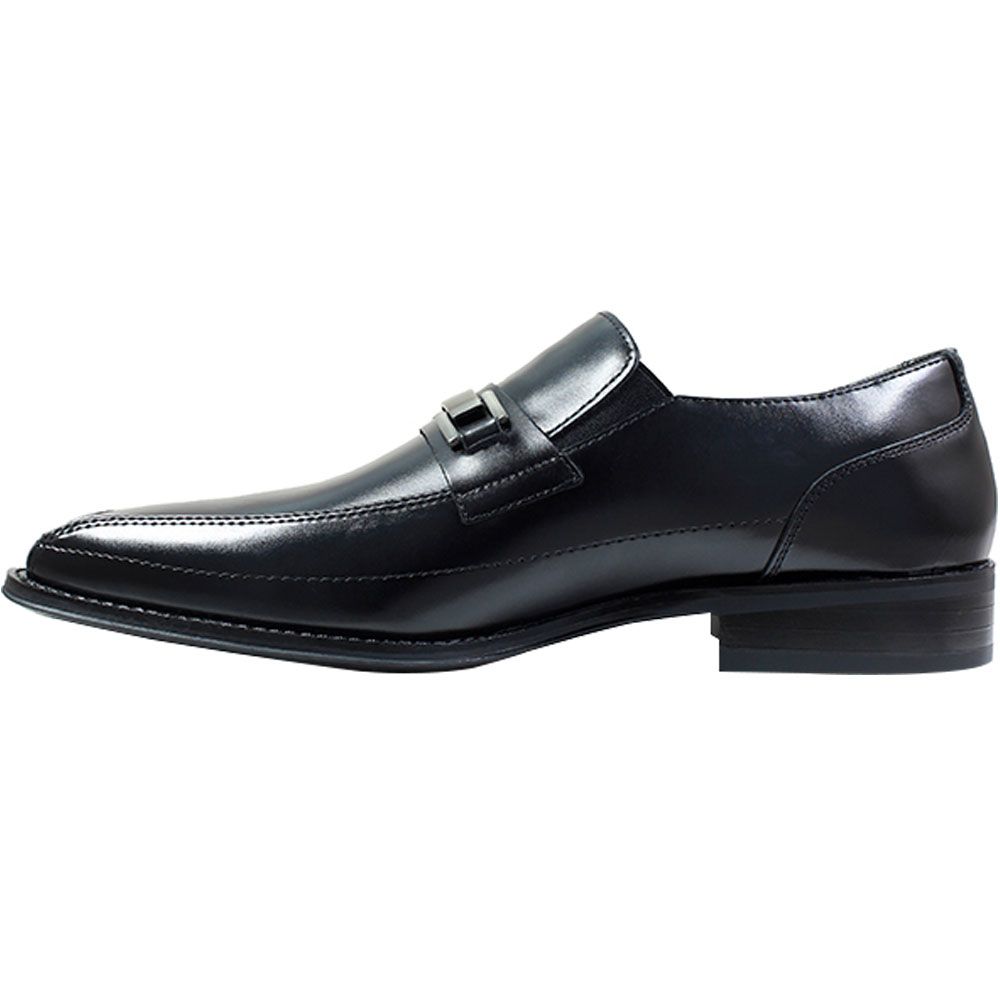 Stacy Adams Wakefield Loafer Dress Shoes - Mens Black Back View