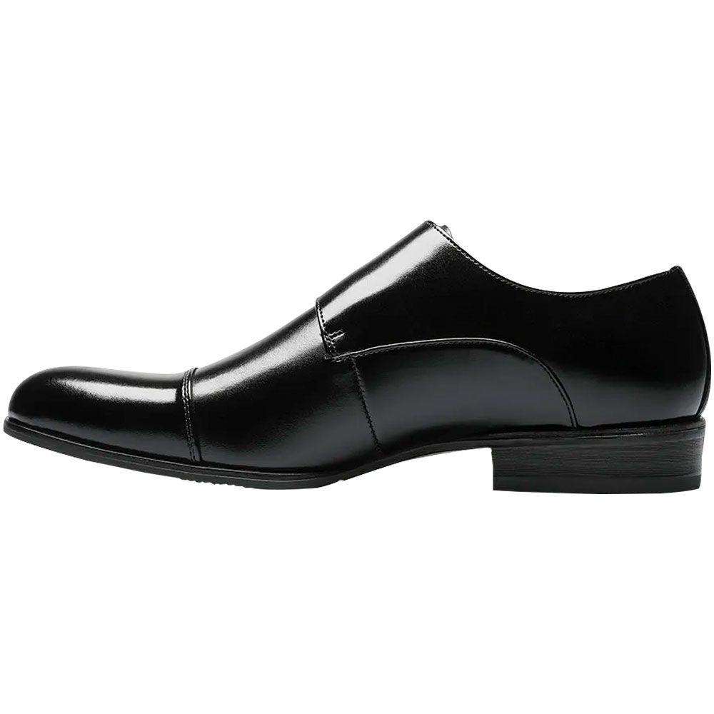 Stacy Adams Gordon Loafer Dress Shoes - Mens Black Back View