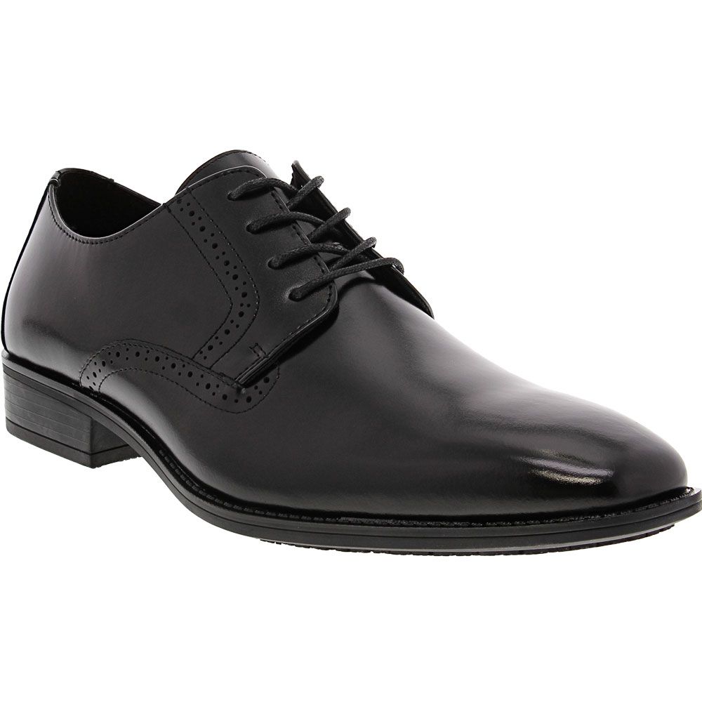 Stacy Adams Ardell Plain Toe Oxford Mens Slip Resistant Shoes Black
