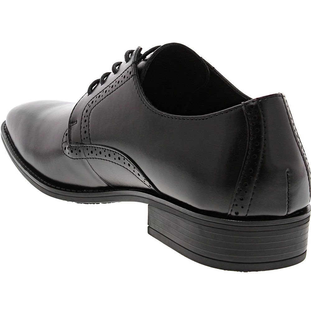 Stacy Adams Ardell Plain Toe Oxford Mens Slip Resistant Shoes Black Back View