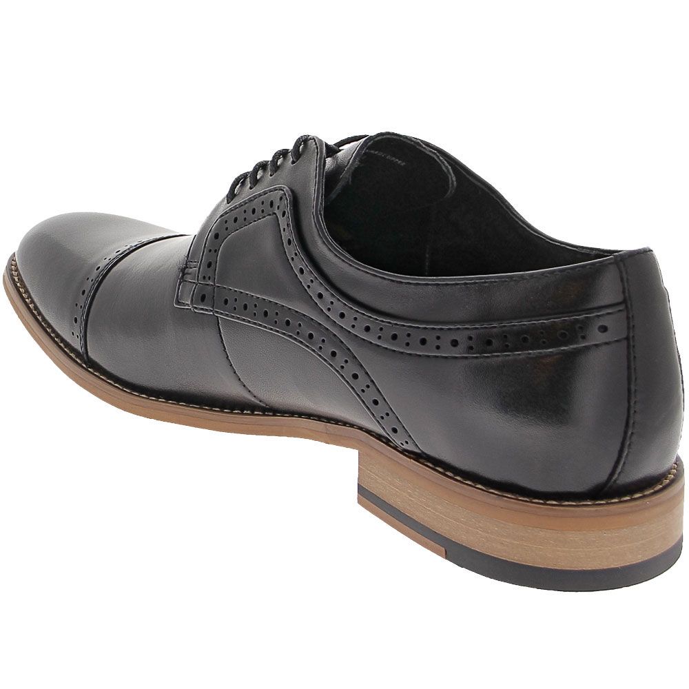 Stacy Adams Dickenson Oxford Dress Shoes - Mens Black Back View