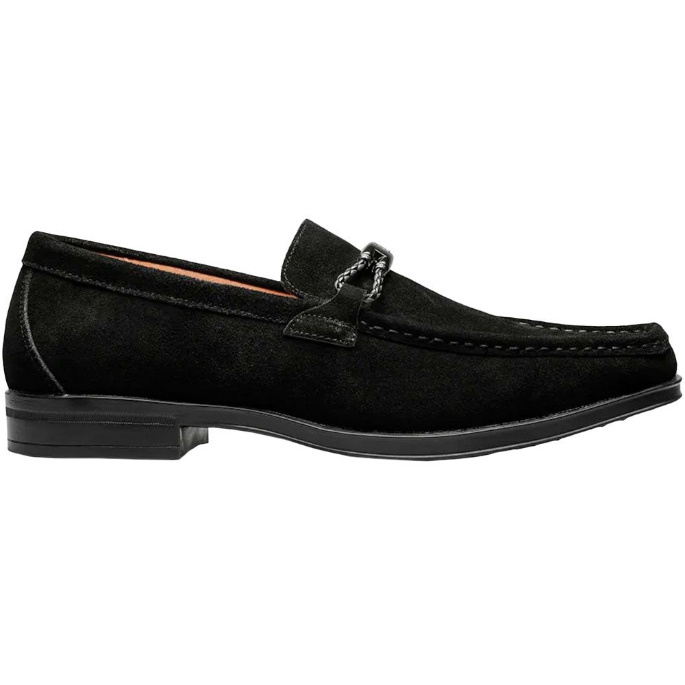 Stacy Adams Neville Slip On Casual Shoes - Mens Black Suede